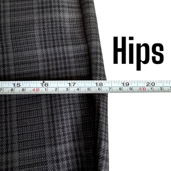 NWT Urban Outfitters Houndstooth plaid flare leg trousers pants women’s 2 - Picture 12 of 14